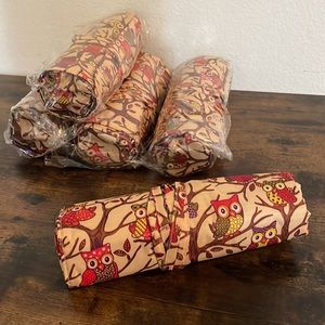 NEW Woodland Owl Cosmetic Brush Holder and Bag!  CAN BE PERSONALIZED!